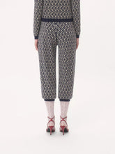 Valentino Garavani Toute la V Jacquard Wool Knit Trousers