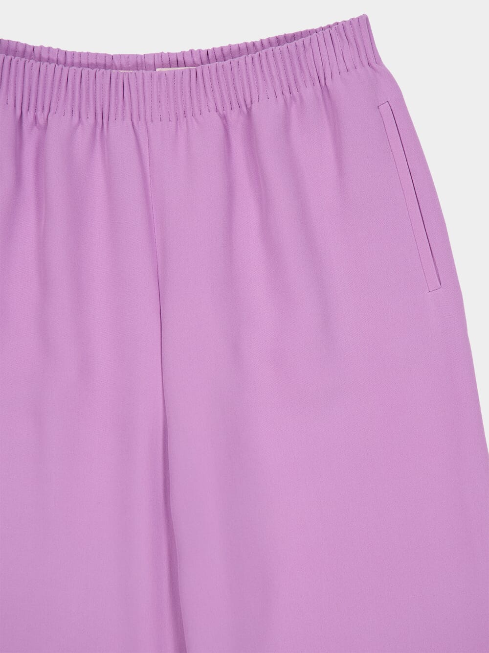 Lilac Cady Couture Silk Trousers