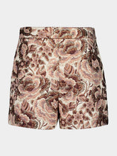 Valentino Garavani Rose Lurex Matelassé Shorts