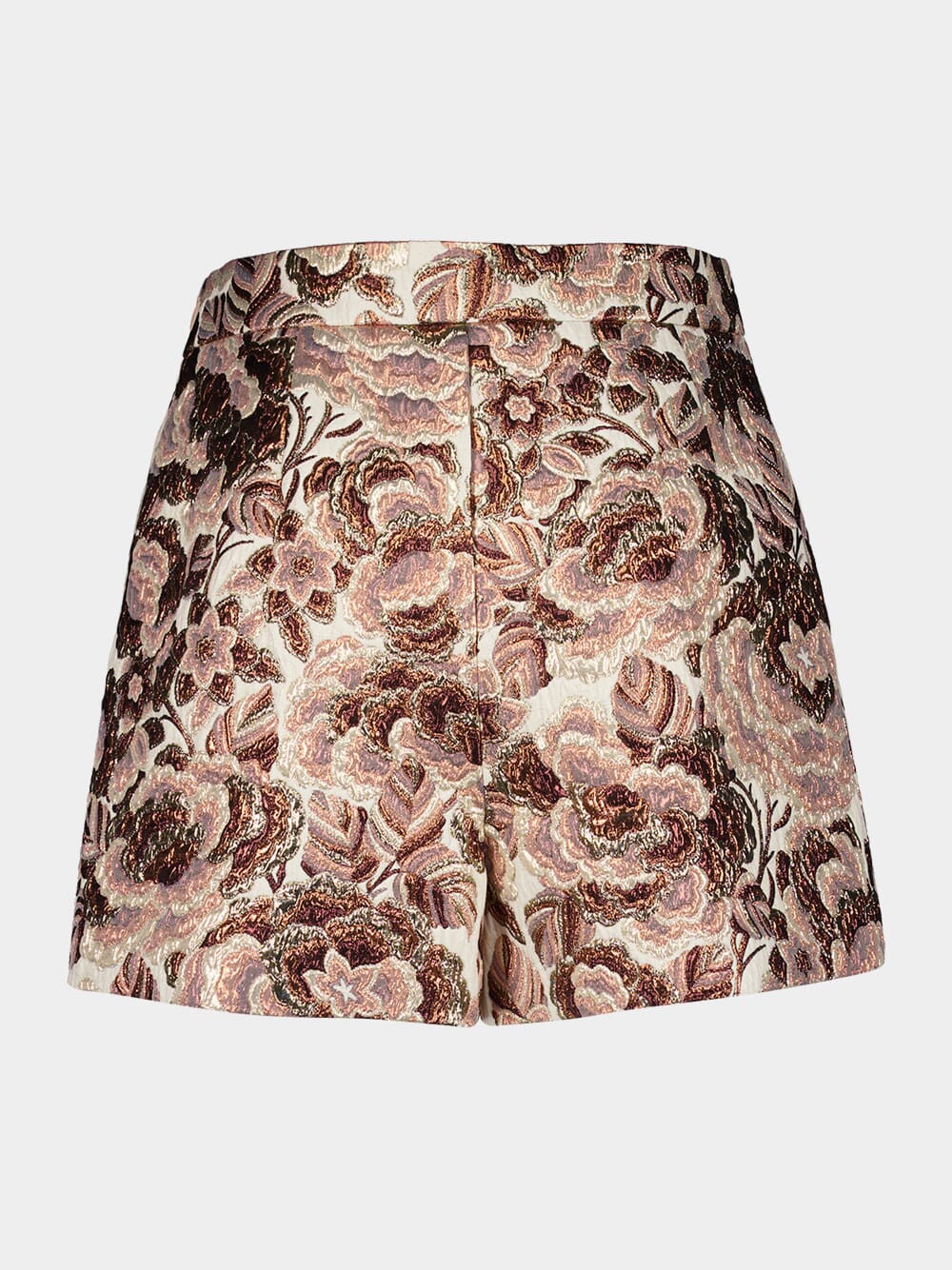 Rose Lurex Matelassé Shorts