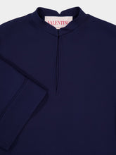 Valentino Garavani Indigo Cady Couture Silk Maxi Gown