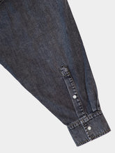 Stella McCartney Black Denim Washed Button Up Shirt