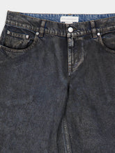 Stella McCartney Aged Blue Waxed Straight-Leg Jeans