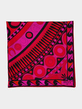 Pucci Fuchsia and Black Soleil Print Silk Carré
