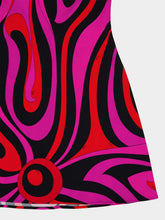 Pucci Fuchsia and Black Marmo Print Mini Dress