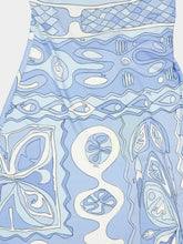 Pucci Pale Blue Angoli Print Short Dress