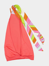 Pucci Fuchsia Silk Detail Halterneck Top