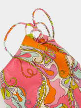 Pucci Orchidee Print One-Shoulder Swimsuit