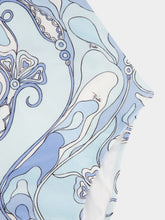 Pucci Pale Blue Orchidee Print Swimsuit
