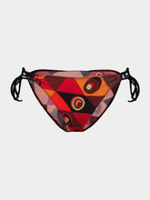 Pucci Black and Orange Occhi Bikini Bottom