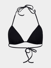 Pucci Turquoise and Blue Vivara Print Triangle Bikini Top