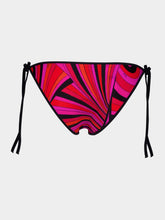 Pucci Fuchsia and Black Iride Print Bikini Bottom