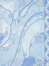 Pucci Pale Blue Orchidee Print Sarong