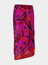 Pucci Fuchsia and Black Vivara Print Sarong