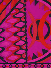 Pucci Fuchsia and Black Vivara Print Sarong