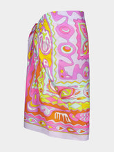Pucci Angoli Print Cotton Sarong