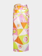 Pucci Occhi Print Cotton Sarong Skirt