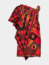Pucci Orange and Black Occhi Print Dress
