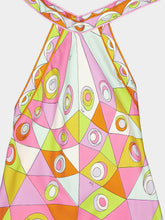 Pucci Occhi Print Silk Halter Dress