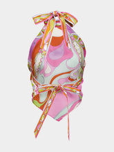 Pucci Orchidee Print Silk Top