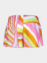 Pucci Iride Print Silk Shorts