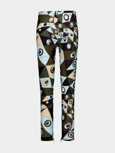 Pucci Khaki and Blue Occhi Print Leggings