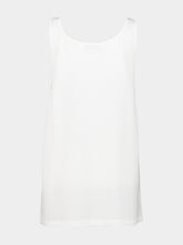 Stella McCartney White "My Dad Is a Rockstar" Cotton Tank Top