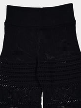 Stella McCartney Black Knit Flared Trousers