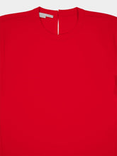 Stella McCartney Boxy Lipstick Red Short Sleeve T-shirt