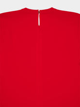 Stella McCartney Boxy Lipstick Red Short Sleeve T-shirt