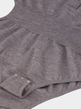 Stella McCartney Grey Long-Sleeve Bodysuit