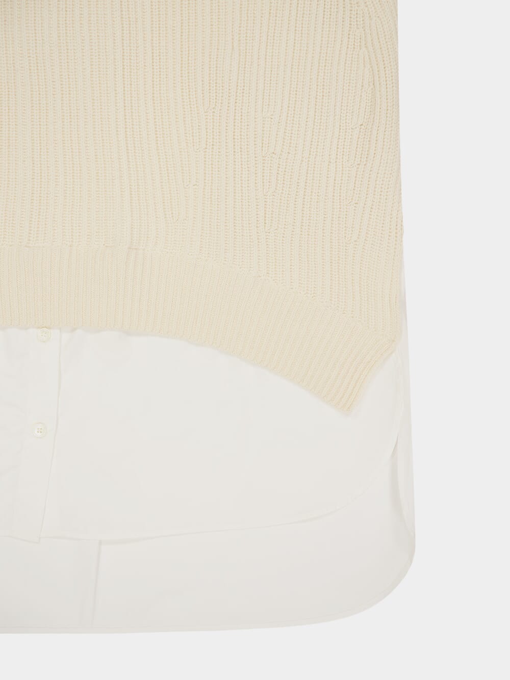 Natural Hybrid V-Neck Jumper