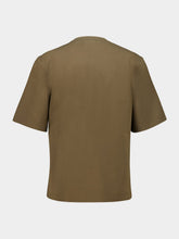 Stella McCartney Brown Compact Knit Short Sleeve Top