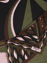 Pucci Khaki and Pink Dune Print Pashmina