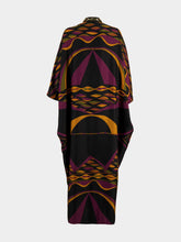 Pucci Bordeaux and Gold Nawaho Print Silk Kaftan
