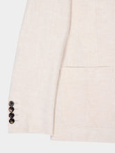 Valentino Garavani Ivory Linen Classic-Fit Blazer