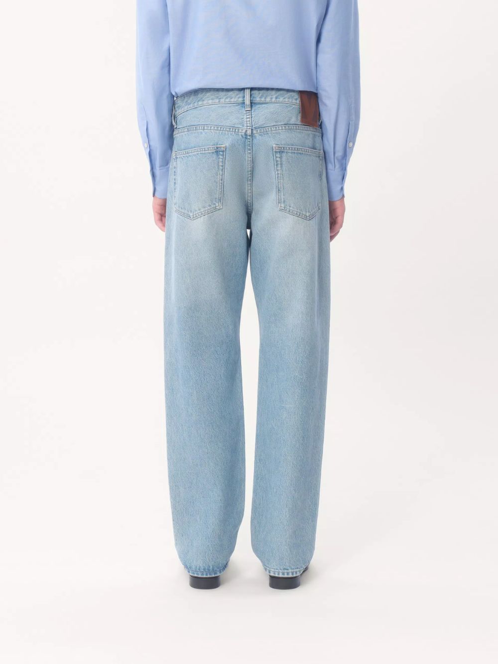 Light Blue Regular Fit Denim Jeans