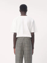 Valentino Garavani Ivory Cotton T-Shirt with Chez Valentino Print