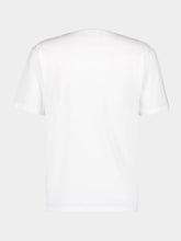 Valentino Garavani Ivory Cotton T-Shirt with Chez Valentino Print