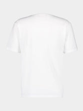 Valentino Garavani Ivory Cotton T-Shirt with Chez Valentino Print