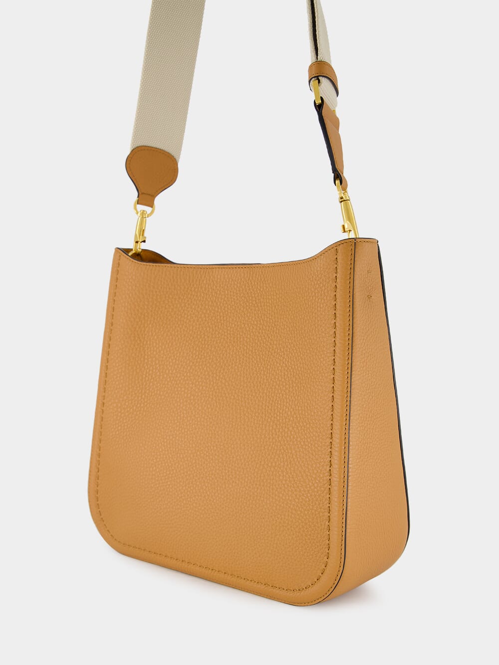 Almond Brown Hobo Shoulder Bag