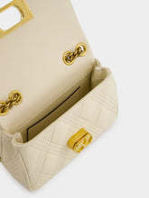 Valentino Garavani Ivory Quiltie 67 Small Shoulder Bag