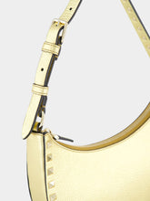 Valentino Garavani Gold Hobo Rockstud Mini Shoulder Bag