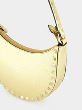Valentino Garavani Gold Hobo Rockstud Mini Shoulder Bag