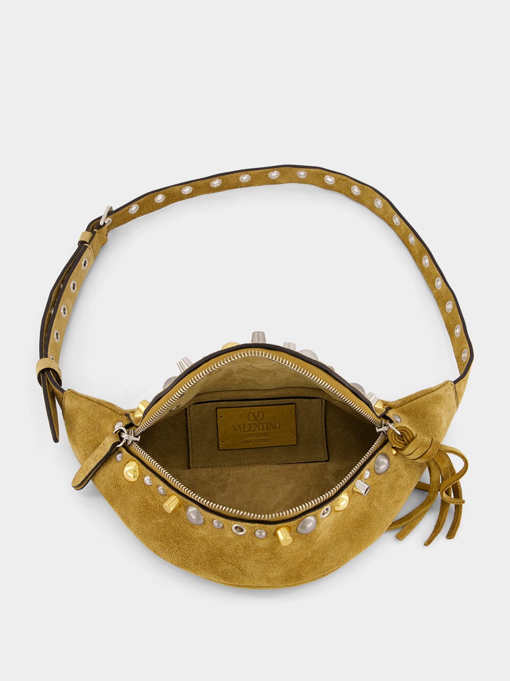 Camel Nellcôte Suede Belt Bag