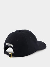 Valentino Garavani Black Embroidered Cotton Baseball Cap