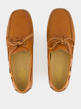 Valentino Garavani Driver Fastaway Loafer in Tobacco Buffalo Leather
