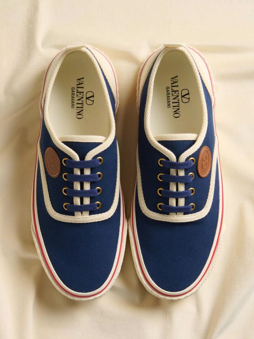 Indigo Nojoke Canvas Trainers