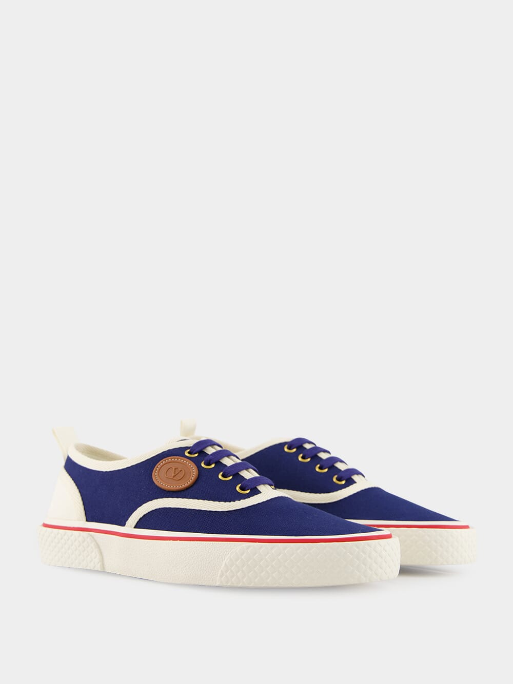 Indigo Nojoke Canvas Trainers