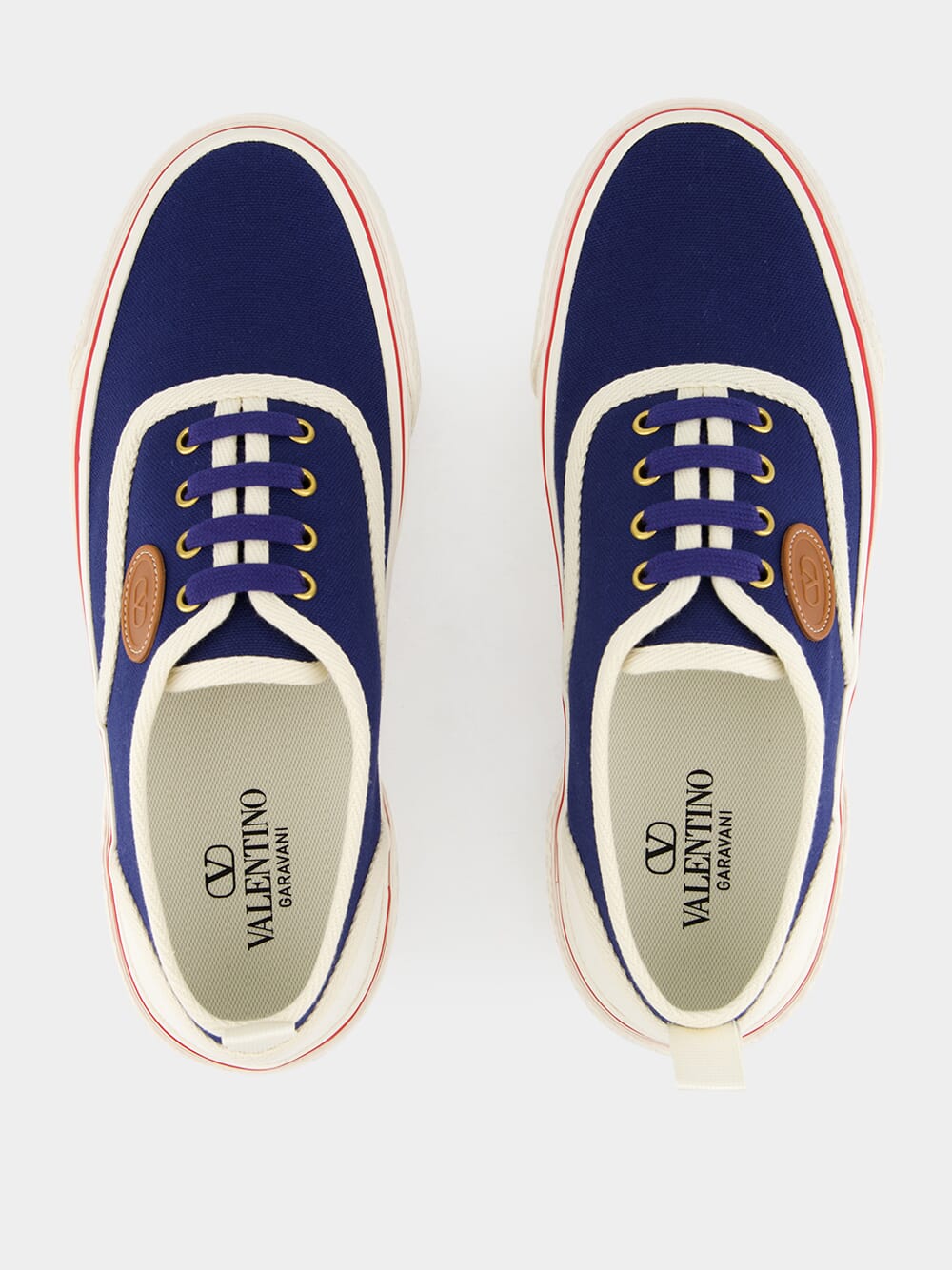 Indigo Nojoke Canvas Trainers